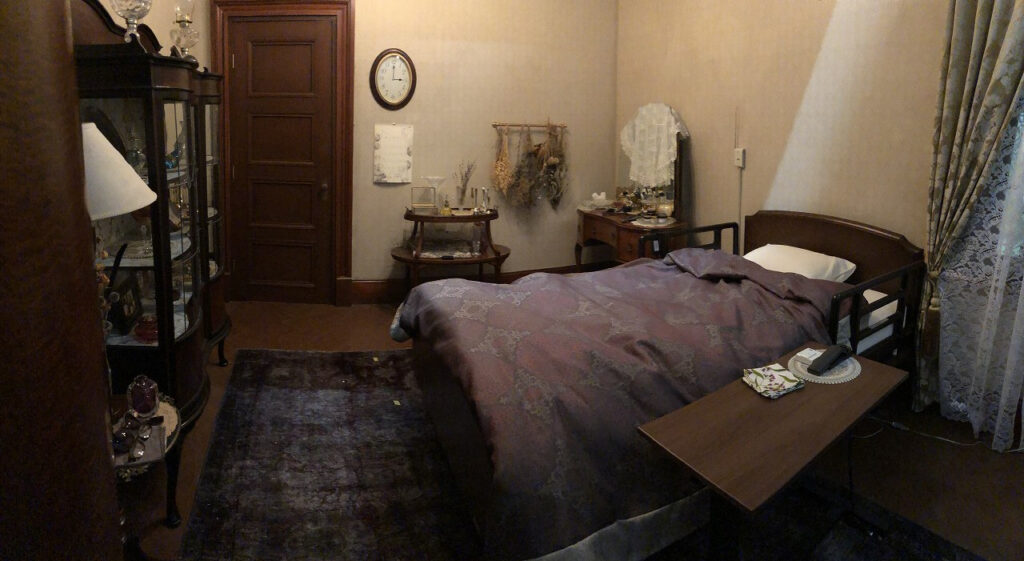 バスカヴィル家 寝室